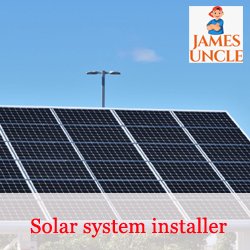 Solar panel technician Mr. Probal Biswas in Khardaha